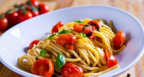 Spaguettis con heura